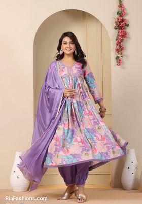 Alia Cut Muslin Suit Set