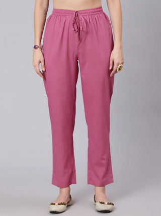 Pink Pure Cotton Bandhani Print & Embroidered Suit Set with Dupatta