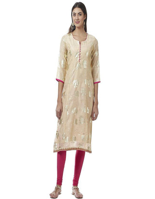 Chanderi Silk Kurti/Tunic - Ria Fashions