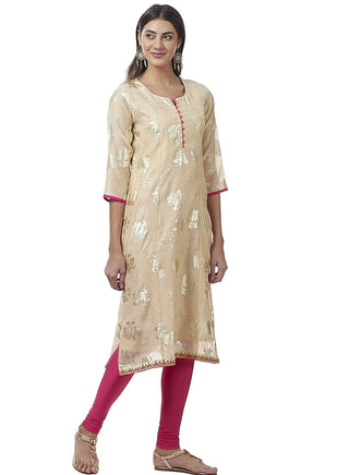 Chanderi Silk Kurti/Tunic - Ria Fashions