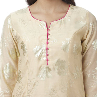 Chanderi Silk Kurti/Tunic - Ria Fashions