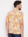 Orange Summer Casual Shirt - Ria Fashions