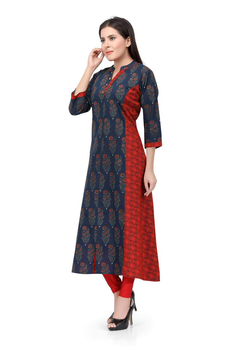 Buy Sabhyata Womens Kurta Indian Kurtis for Women Casual Tunic Kurti Tops  Long Dress Online at desertcartKUWAIT