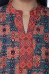 Multicolored Printed Modal Silk Tunic - Ria Fashions