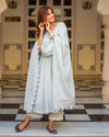 Dahlia Colored Suit Set In Mulmul Fabric - Ria Fashions