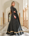 Black Bandhani Modal Silk Lehenga Set with Sitara work - Ria Fashions