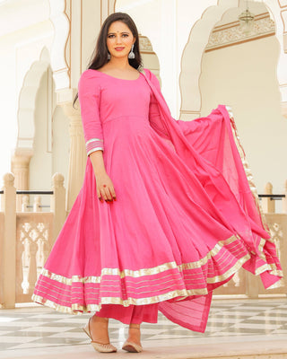 Dress Set Anarkali Style - Chandra - Ria Fashions