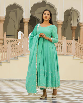 Dress Set Anarkali Style - Bramha - Ria Fashions