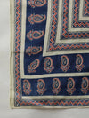 Blue Cotton Printed Suit Set with Dupatta