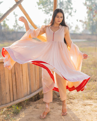 Jasmine Colored Suit Set In Mulmum Fabric - Ria Fashions
