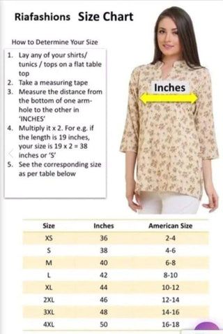 Sea Green Printed Kurta - Ria Fashions