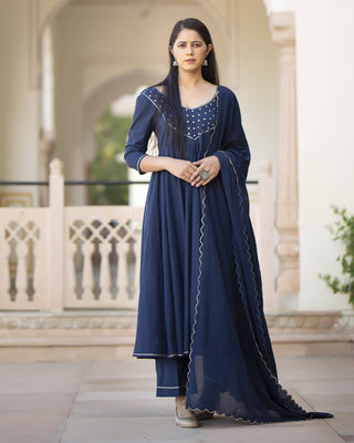 Dress Set Anarkali Style - Neepa - Ria Fashions