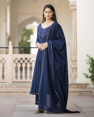 Dress Set Anarkali Style - Neepa - Ria Fashions
