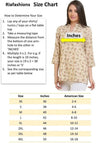 Hand Embroidery Bell Sleeves Kurti - Ria Fashions