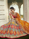 Multicolour Fancy Fabric Party Wear Lehenga - Ria Fashions