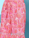 Pink Printed Sharara Suit Set with Dupatta - Ria Fashions