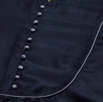 Navy Blue Printed Kurta Pant Suit Set with Dupatta - Ria Fashions