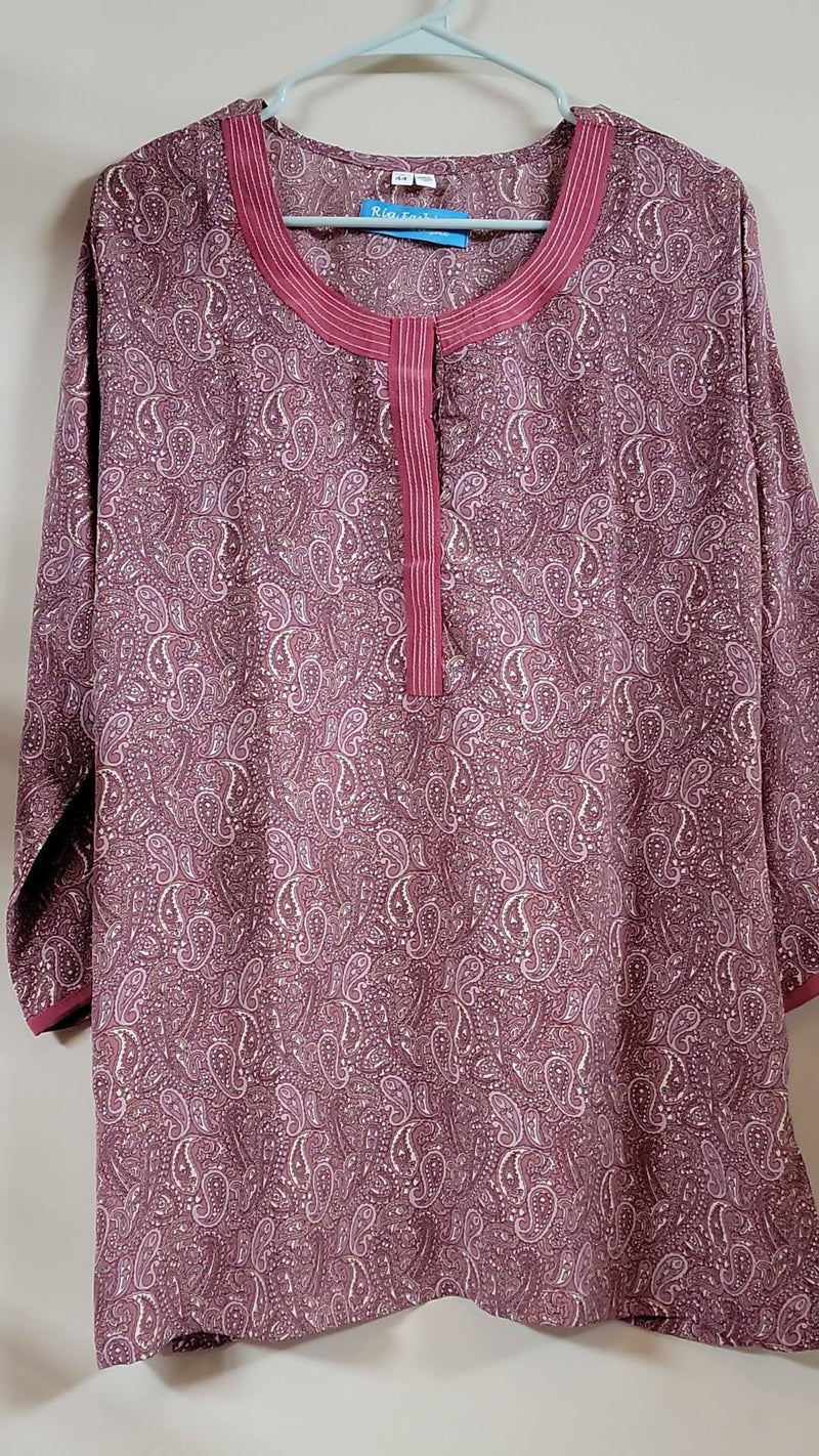 Modal Silk Printed Kurti - Ria Fashions
