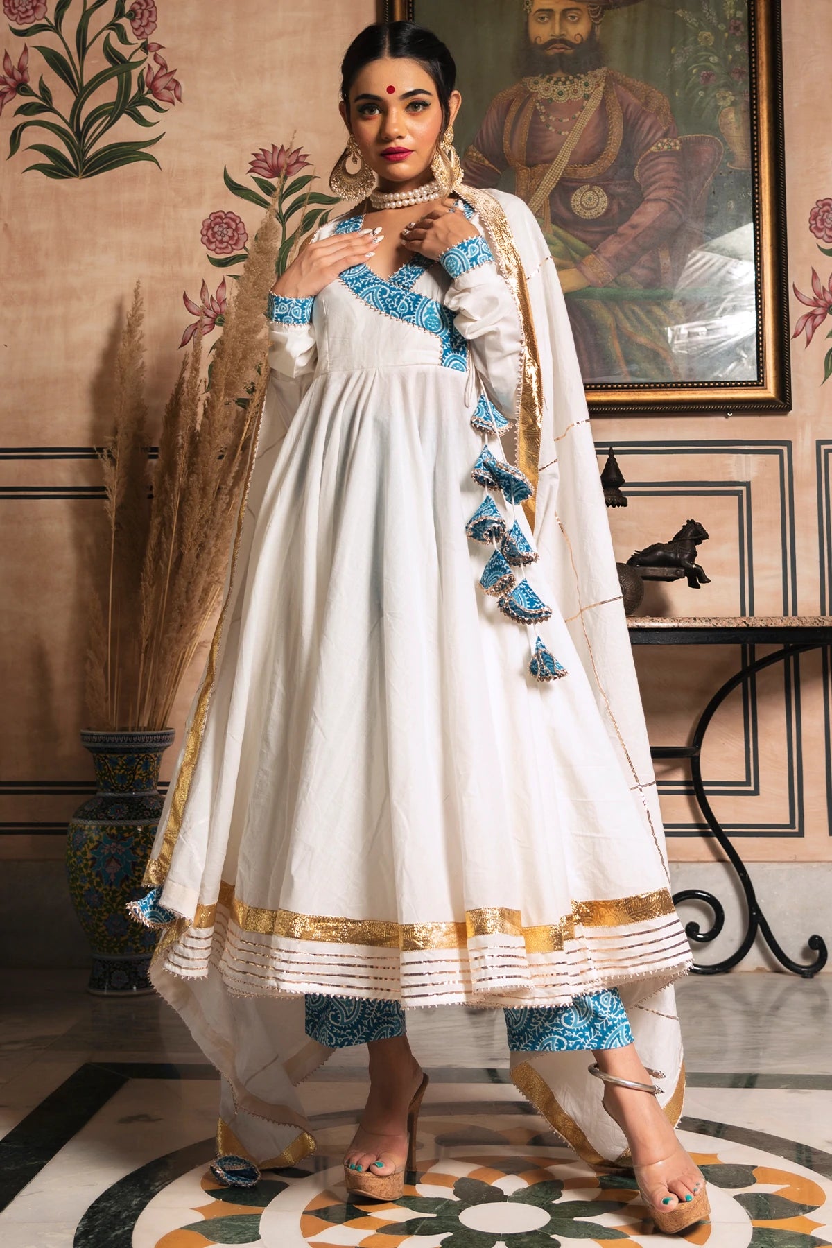 Anarkali angrakha sales