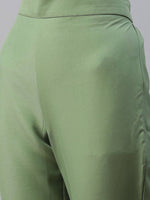 Green Kurta Pant Suit Set with Dupatta - Ria Fashions