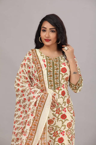 Cotton salwar set (3-piece) - Ria Fashions