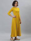 Rayon Yellow Kurta and a Dupatta Set - Ria Fashions