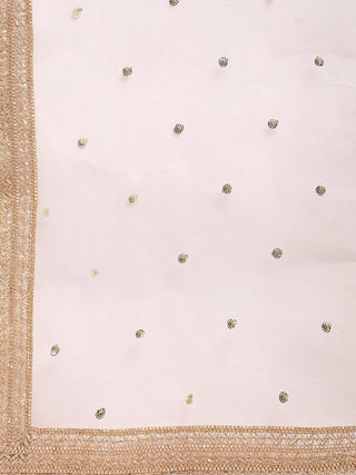 Peach Anarkali Suit Set with Dupatta - Ria Fashions