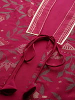 Pink Jacket Style Kurta Pant Set - Ria Fashions