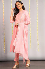 Pink Palazzo Suit Suit Set with Dupatta - Ria Fashions